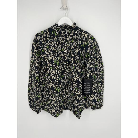 TUCKERNUCK Verdant Iris Avalon Blouse NWT Size Large - Picture 11 of 12